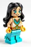 Placeholder: A Lego Disney princess jasmine minidoll