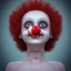 Placeholder: Ultra detailed very beautiful smileing cute clown girl,beautiful real skin, red nose, shallow of dept 3d, symmetrical, ultra detailed curl hair, ambient lighting, ultra detailed face, concept art, circus,party, digital painting, octane render,quixel megascans, depth of field (or dof),film photography, dslr, cinema4d, studio quality art by artstation