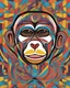 Placeholder: The rock abstract NFT monkey symbolizes the energy, eccentricity and spirit of the musical genre. The monkey is depicted in an abstract style, using sharp lines, bright colors and dynamic shapes. The monkey's body can be depicted in powerful and dynamic movements, with its head bowed and arms extended forward. The colors used in the artwork can be bright and contrasting, such as electric blue, fiery red, and bright yellow. Lines and shapes that embody rock aesthetics can be blurry and chaotic,