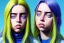 Placeholder: Billie Eilish, photorealistic, 8k