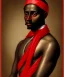 Placeholder: Negro Felipe, african slave, red uniform, red headband