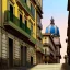 Placeholder: Beaux Arts,Vignola classicism,palladio,uphill road building,colourful city ,genoa, porto,lisbona,beautiful,Various coulour building,liveable street,green building,plants,tree,stairs,detailed facades,,4k, alphonse mucha, greg rutkowski, matte painting, cryengine