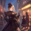 Placeholder: streetMarket, cute girl steampunk,