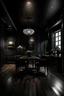 Placeholder: luxury dark dining room