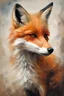 Placeholder: fox. painting style of Norbertine bresslern-roth