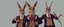 Placeholder: kangaroos spiders in suits shaking hands looking cool, anime style