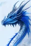 Placeholder: sketch of a blue dragon