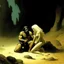 Placeholder: Frazetta . man and a beautifull woman