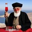 Placeholder: the Grand Ayatollah Ali Khamenei has a red nose the biggest gun and a glass of whisky over the strait of Ormuz (A Better Tomorrow, The Killer, Hard-Boiled) he takes it from under his robe