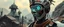 Placeholder: the first nation, robotic witchcraft, cyberpunk village, close up portrait of human captain astroid dweller