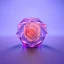 Placeholder: transparent multicolor crystal rose realistic,cinema lighting, unreal engine 5, cinema4d, octane render, hyperphotorealistic