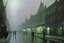 Placeholder: London street, style John Atkinson Grimshaw