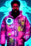Placeholder: detailed portrait Questlove Neon Operator, cyberpunk futuristic neon, reflective puffy coat, decorated with traditional Japanese ornaments by Ismail inceoglu dragan bibin hans thoma !dream detailed portrait Neon Operator Girl, cyberpunk futuristic neon, reflective puffy coat, decorated with traditional Japanese ornaments by Ismail inceoglu dragan bibin hans thoma greg rutkowski Alexandros Pyromallis Nekro Rene Maritte Illustrated, Perfect face, fine details, realistic shaded, fine-face, pretty f