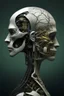 Placeholder: A creature half human half machine front