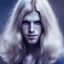 Placeholder: magnifique beau sexy jeune homme souriant des cheveux longs blonds,yeux bleus