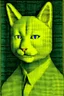 Placeholder: Portrait of a cat by Van Gogh