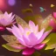 Placeholder: one big crystal subtle lotus in a galactic ambiance with a beautiful fairy, delicate colors, finely tuned detail, ultra high definition, 8 k, unreal engine 5, ultra sharp focus