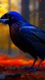 Placeholder: a crow, realistic , pro photography , high quality, and cenmatic scene