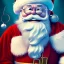 Placeholder:  octane render, 8k, high detail, Santa , portrait, jolly, happy, laughing