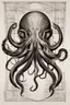 Placeholder: Create a captivating modern 2d ink tattoo design for print , prestigious (Sacred Octopus) using the elegant influences of japan art style, for print, dynamic elements from fashion and design, and bold Japanese contemporary art aesthetics, framing centered in the center, distanced from the edges of the paper perimeter, perfect anatomy, bauhaus, Divine Proportion,