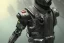 Placeholder: diver like a cyborg,with gun,detail,textures,cinematic