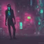 Placeholder: cyberpunk street goon