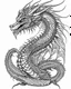 Placeholder: dragon tattoo, coloring book page, clean line art, adults drawing book, Black and white only, crisp black lines, sharp lines, coloring page for adults, black and white picture, lots of details, tattoo style,tattoo ideas, full body