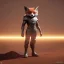 Placeholder: Armor wearing Fox, character design,ultra realistic,shiny, smooth, studio quality, octane render, Surrealism, Triadic colour scheme,ambient lighting polaroid, 100mm