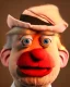 Placeholder: Waist up Portrait, Donald trump muppet, Sesame Street style, Wes Anderson style, photo studio, unreal engine 5, god lights, ray tracing, RTX, lumen lighting, ultra detail, volumetric lighting, 3d.