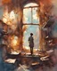 Placeholder: a collection of poems, a window into the world of fairy tales, a set of dreams, a light watercolor sketch, by Leonid Afremov & Benedick Bana & Atelier Olschinsky & Ian McQue