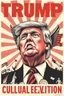 Placeholder: trump cultural revolution poster image in the style of shepard fairy