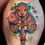 Placeholder: Hamster jesus crucifixion tattoo
