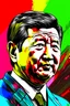 Placeholder: xi ping china's president popart style