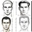 Placeholder: About drawing these features of a man's face Eyes: almond-shaped, medium-sized with defined eyelids and a direct and steady look. nose: a nose with prominent features, straight and with a slightly pointed tip, which can be described as a Roman nose. Mouth: Medium width with defined lips, neither too full nor too thin. Eyebrows: Naturally dense and curved, to match the shape of the face. Mustache: dense and arched following the shape of the upper lip.Chin and jaw: A prominent chin and defined j