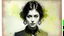 Placeholder: European ink print Felt needle Bromoil print woman pastel Flux Schnell