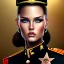 Placeholder: A Hollywood actress in a military uniform