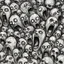 Placeholder: sketch line, rought, of faces on a pages, screaming and sad, demented, mad, journal