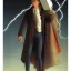 Placeholder: Marty McFly painted by Caspar David Friedrich