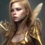 Placeholder: perfect face avril lavigne, golden eyes,dress armor athena, golden, particle fog, cloud, smoke