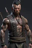 Placeholder: muscle men realistic samouraï tradionnal yakuza tokyo futuristic