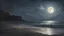 Placeholder: Moonlight on the shore