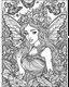 Placeholder: fairy coloring page