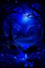 Placeholder: mystical fairyland in dark blue dark purle colour