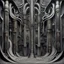 Placeholder: incorporating geometric elements into their surreal distinct realms. Investigate the synthesis of biomechanical human and transcendent spiritual landscapes, now intricately intertwined with geometric figures, within the stable diffusion process. Examine how the stable interplay of shapes and forms enhances the eerie beauty of Giger's creations and adds a structured dimension to Grey's cosmic visions. Analyze how stable diffusion illuminates the enduring connections between these two visi