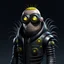 Placeholder: Gru from minions in the style of cyber punk