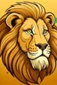 Placeholder: Illustrate a cartoon style image of a Lion , thick outlines and clear details