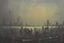 Placeholder: Futuristic city, people, lake, sci-fi, epic, philip wilson steer influence, hd, realistic painting