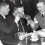 Placeholder:  Vladimr Putin having a drink with Adolf Hitler