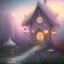 Placeholder: house of fairies like a dream within a dream within a dream pastel colors