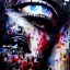 Placeholder: Eyes Wide Shut. Black diamond eyes. James Gurney Jean Tinguely Wadim Kashin hyperrealism detailed painting macro photography surrealism.